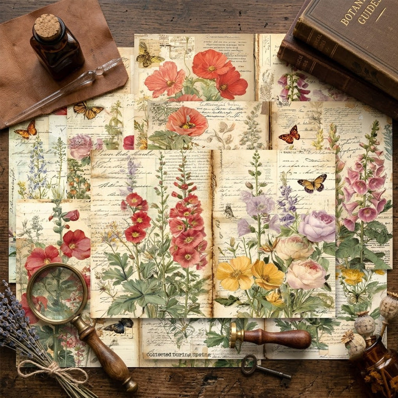 Botanical Garden Journal Papers 8pcs