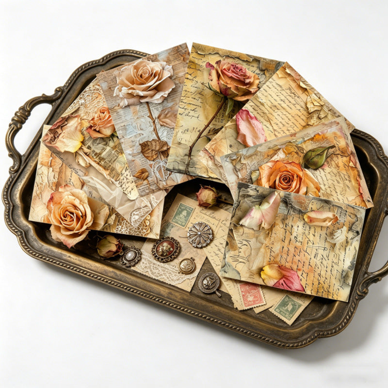 Romantic Rose Papers 16pcs