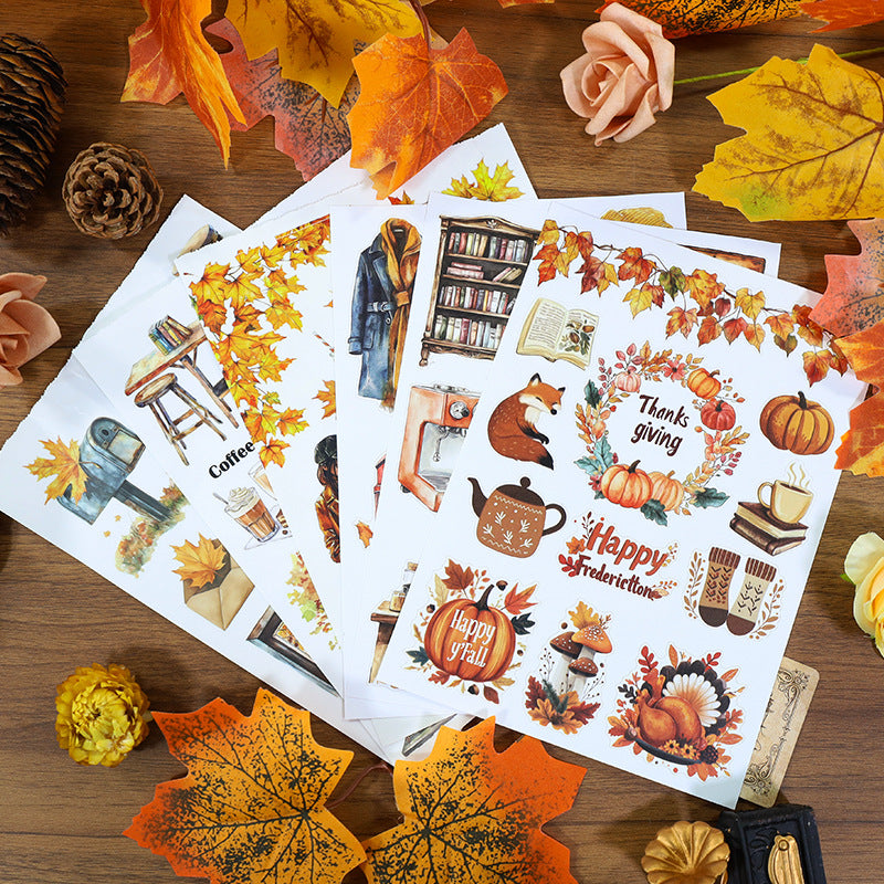 Gentle Autumn Sticker Book