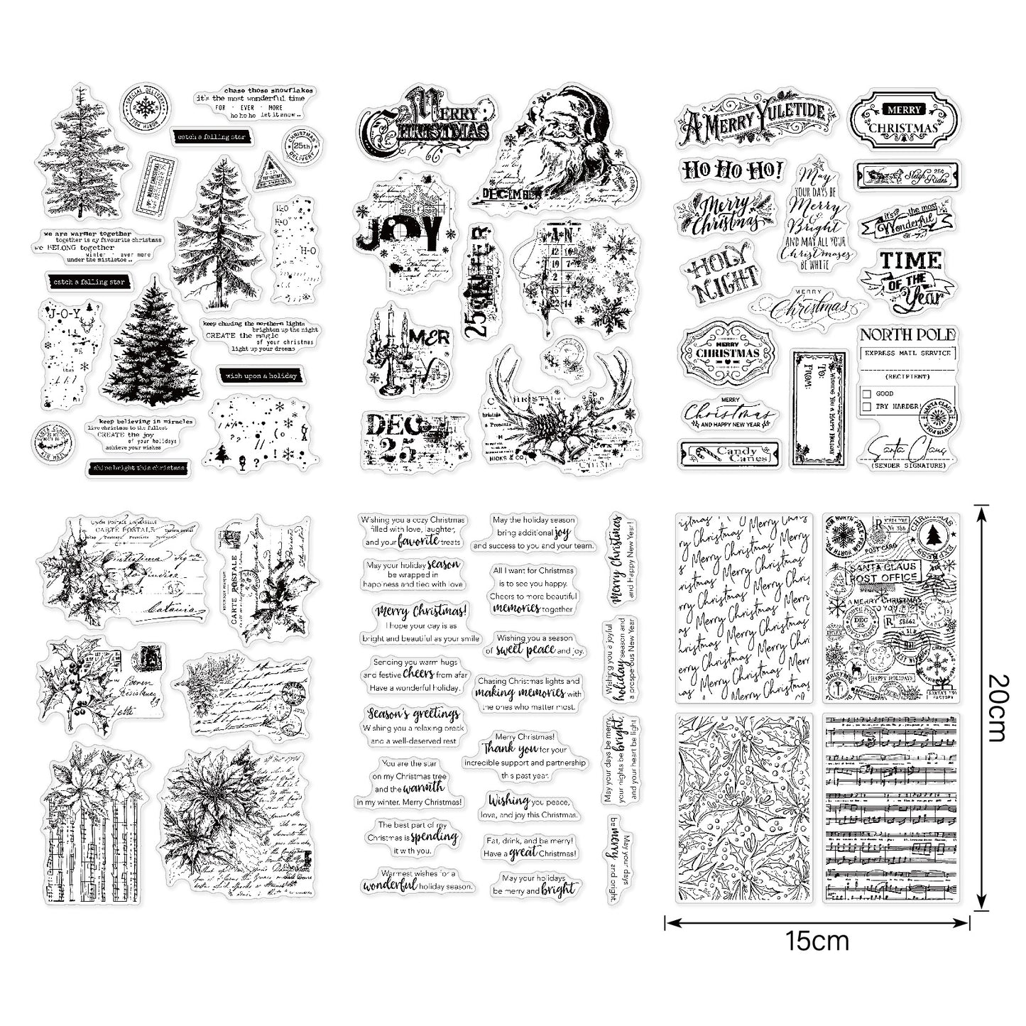 Clear Silicone Stamps 13