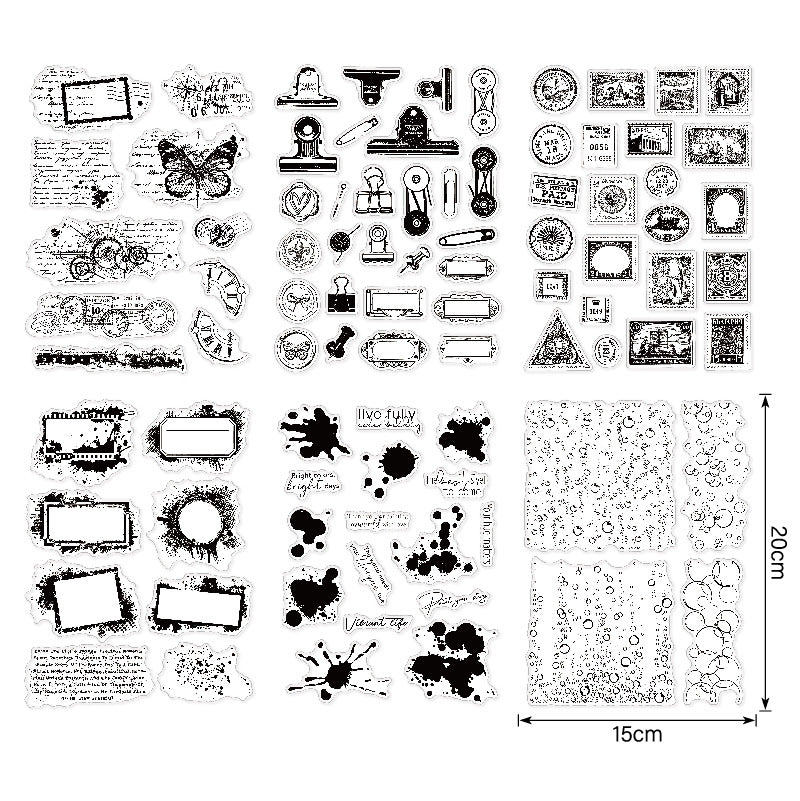 Clear Silicone Stamps 13