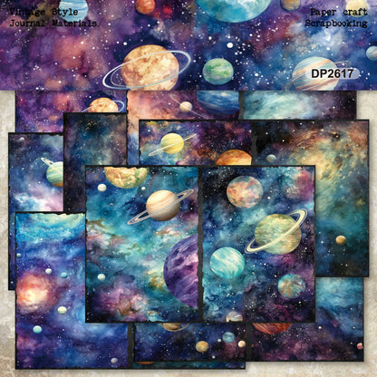 Cosmic Planet Papers 8pcs