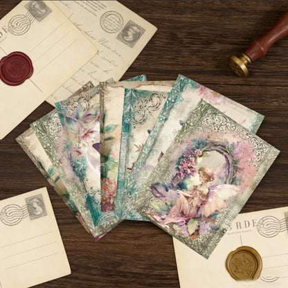 Enchanted Vintage Butterfly Paper 16pcs