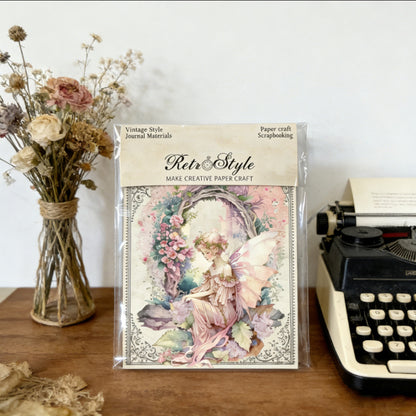 Enchanted Vintage Butterfly Paper 16pcs
