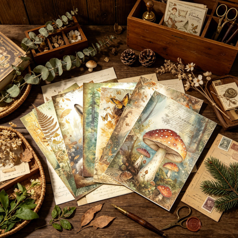 Enchanted Forest Papers 16pcs