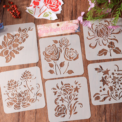Flower Border Whisper Stencils