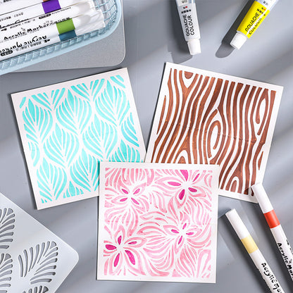 Texture-themed Painting Stencils