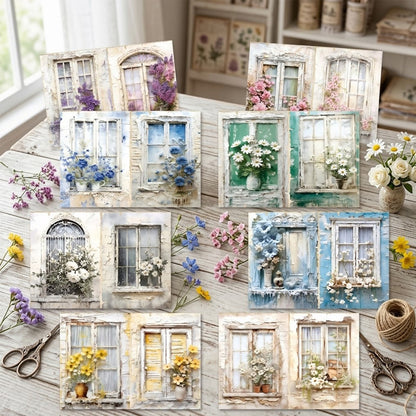 Window Bloom Journal Papers 8pcs