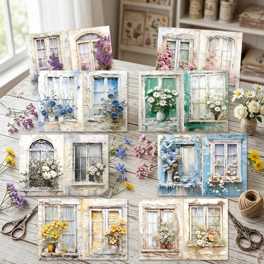 Window Bloom Journal Papers 8pcs