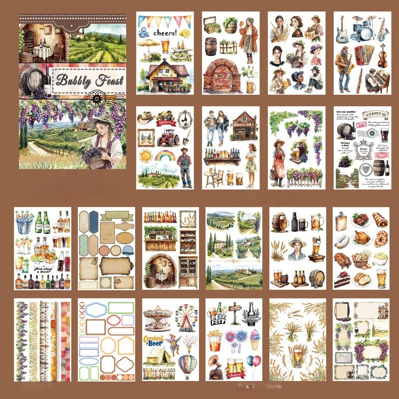 Bubble Feast Sticker Book