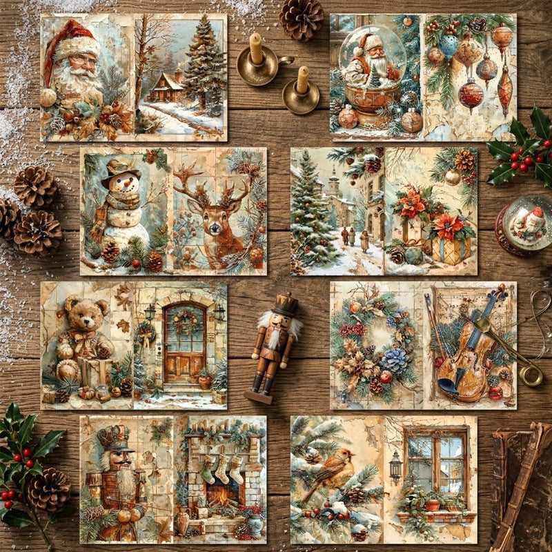 Christmas Memories Journal Papers 8pcs