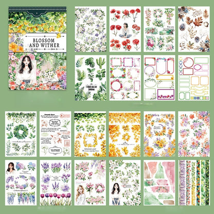 Bloom and Wither Sticker Book