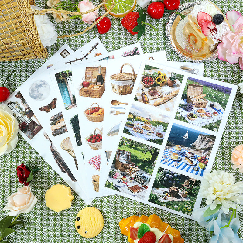Vintage Countryside Sticker Book