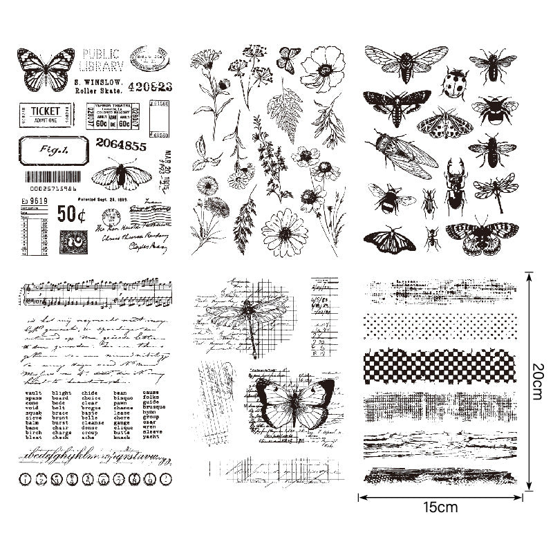 Clear Silicone Stamps 07