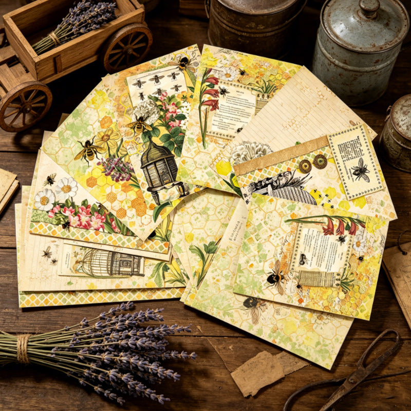 Bee Wildflower Papers 16pcs