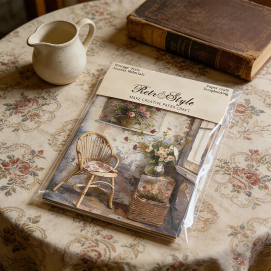 Romantic Lavender Cottage Papers 16pcs