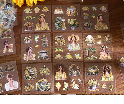 Spring Meadow Garden Sticker 100pcs