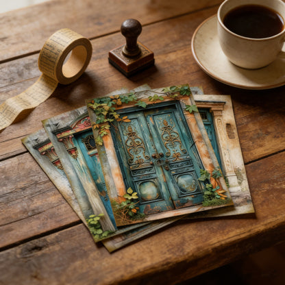 Blue Door Aesthetic Papers 16pcs