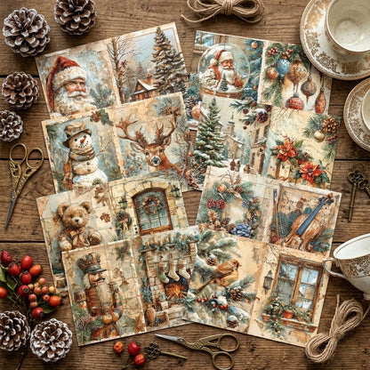 Christmas Memories Journal Papers 8pcs