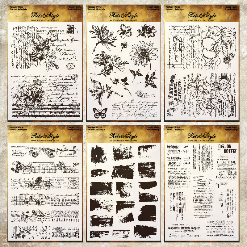 Clear Silicone Stamps 09