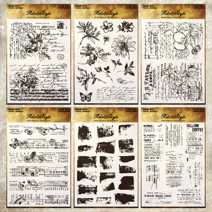 Clear Silicone Stamps 09