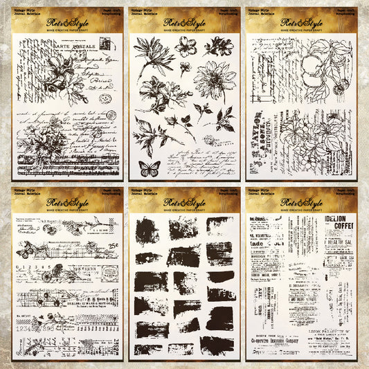 Clear Silicone Stamps 09