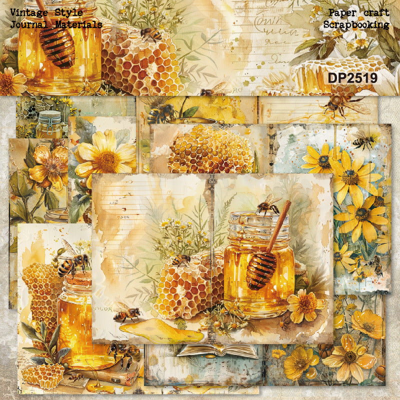 Honey Bee Papers 8pcs