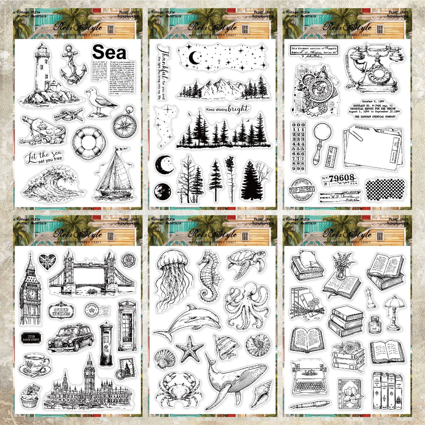 Clear Silicone Stamps 16