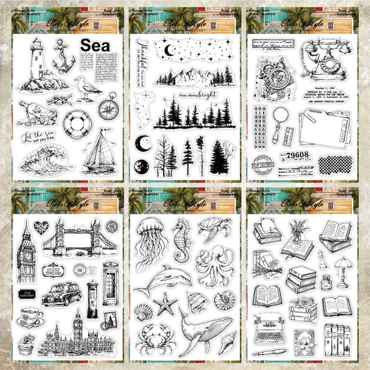 Clear Silicone Stamps 16