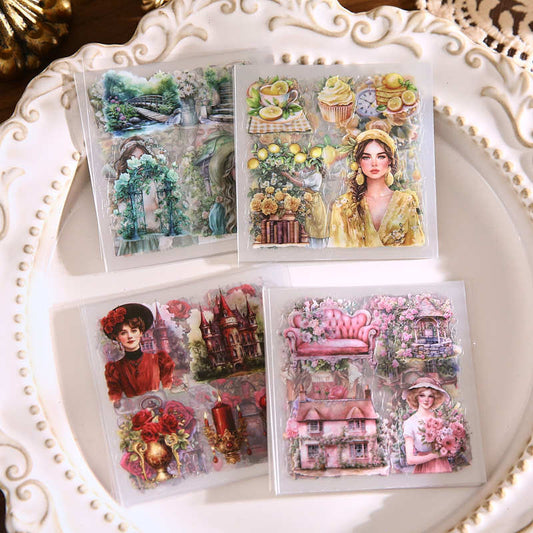 Spring Meadow Garden Sticker 100pcs