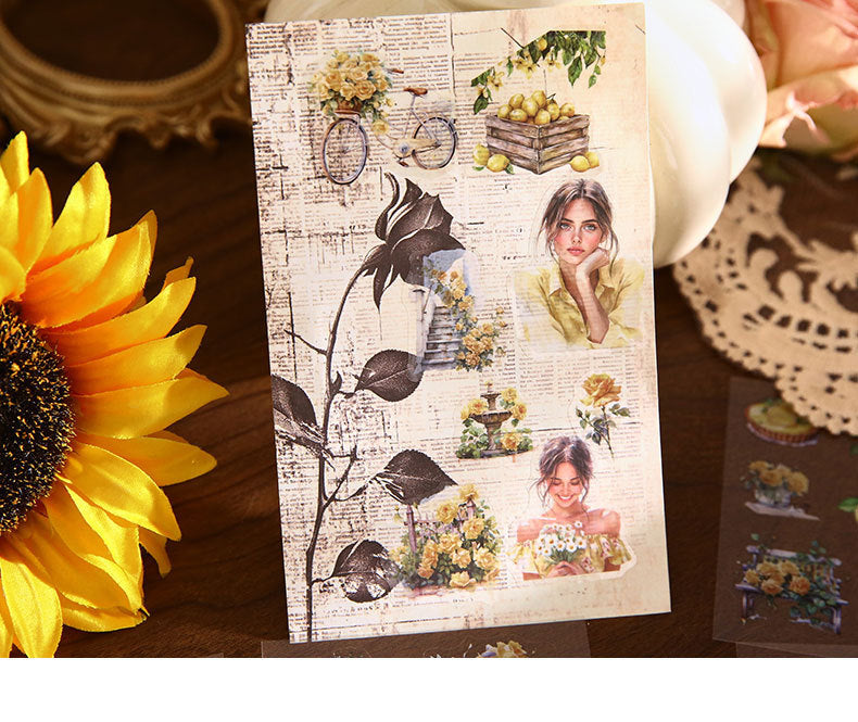 Spring Meadow Garden Sticker 100pcs