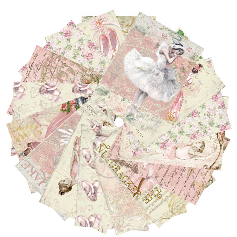 Elegant Ballet Girl Papers 16pcs