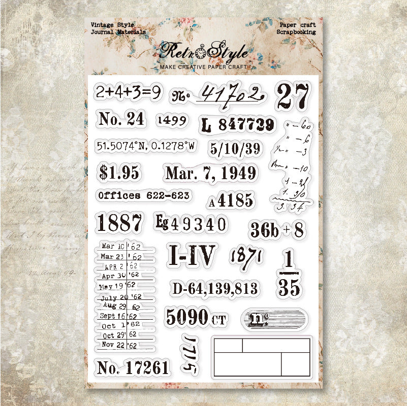 Clear Silicone Stamps 14
