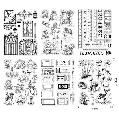 Clear Silicone Stamps 04