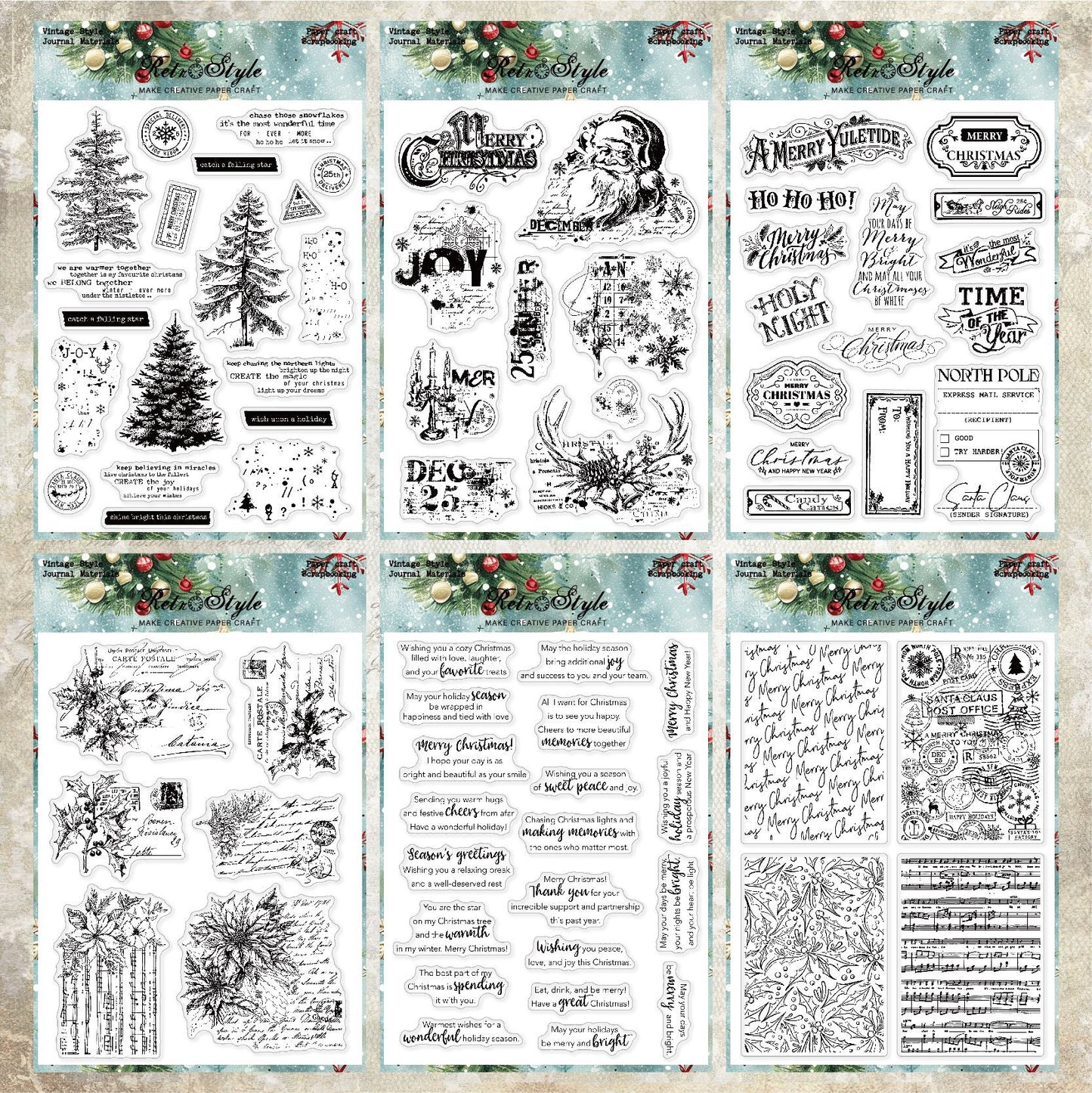 Clear Silicone Stamps 13