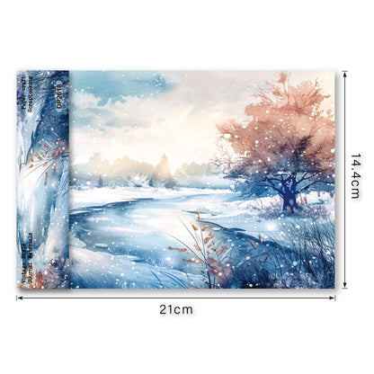 Winter Meadow Papers 8pcs