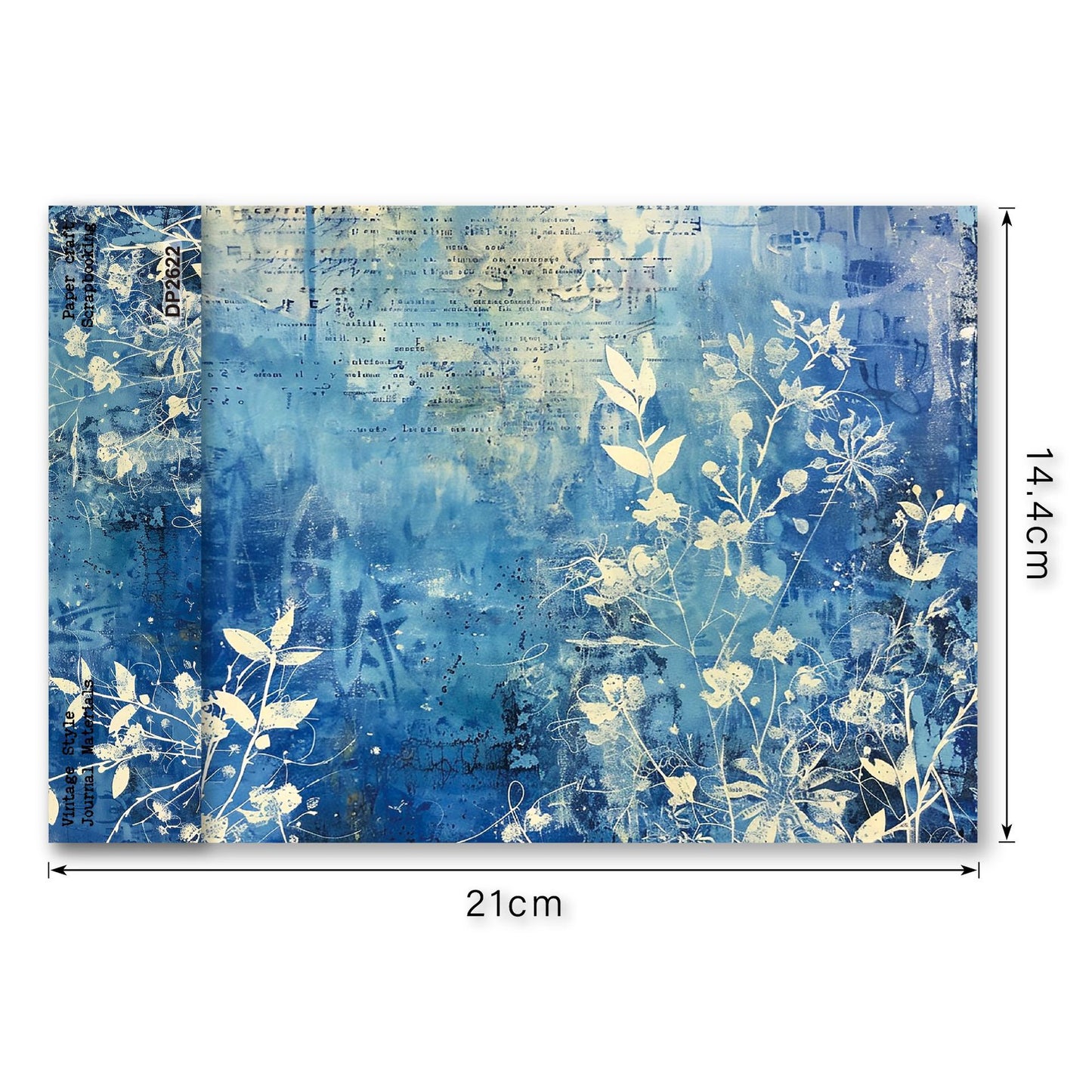 Blue Botanical Papers 8pcs