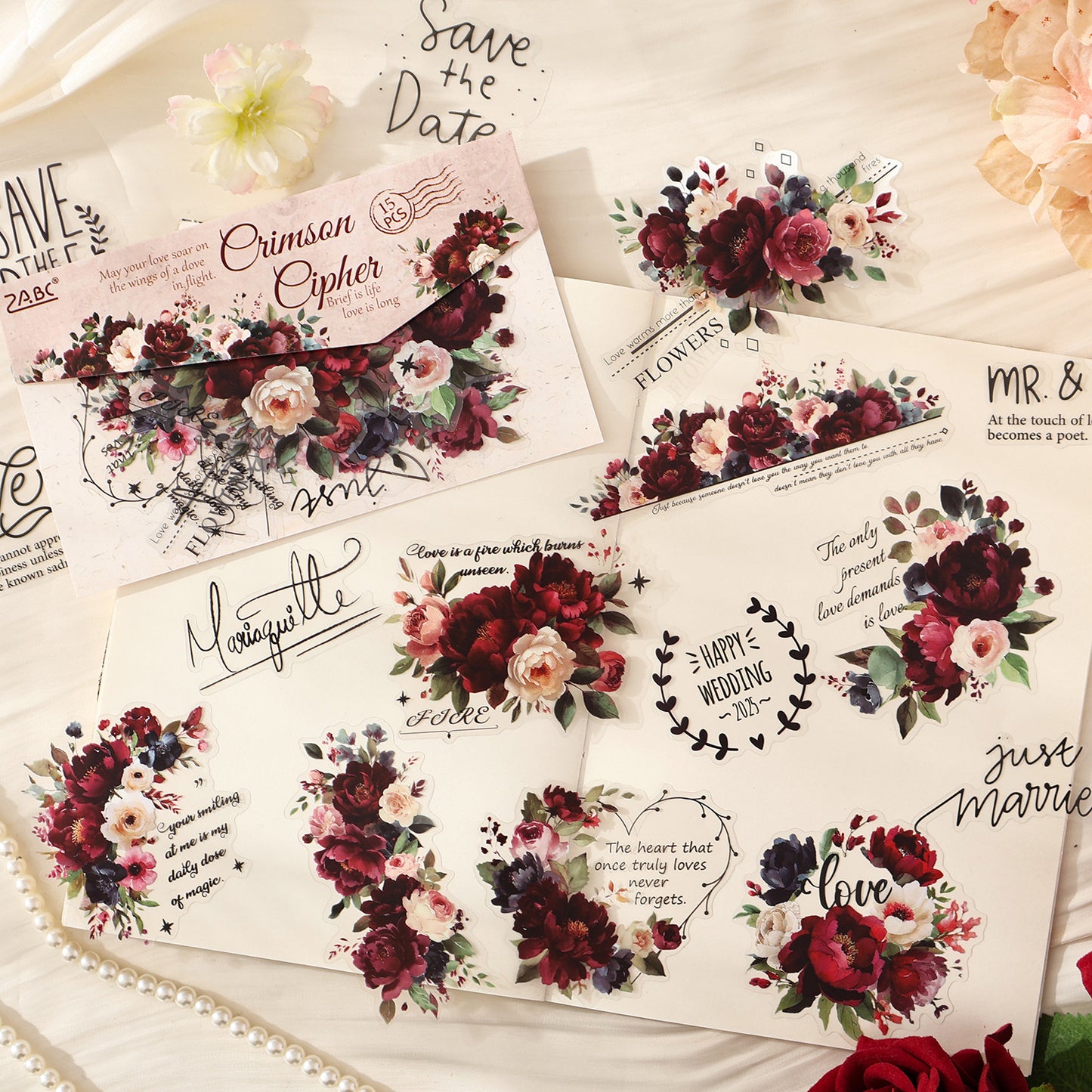 Tinted Silk Melody Stickers