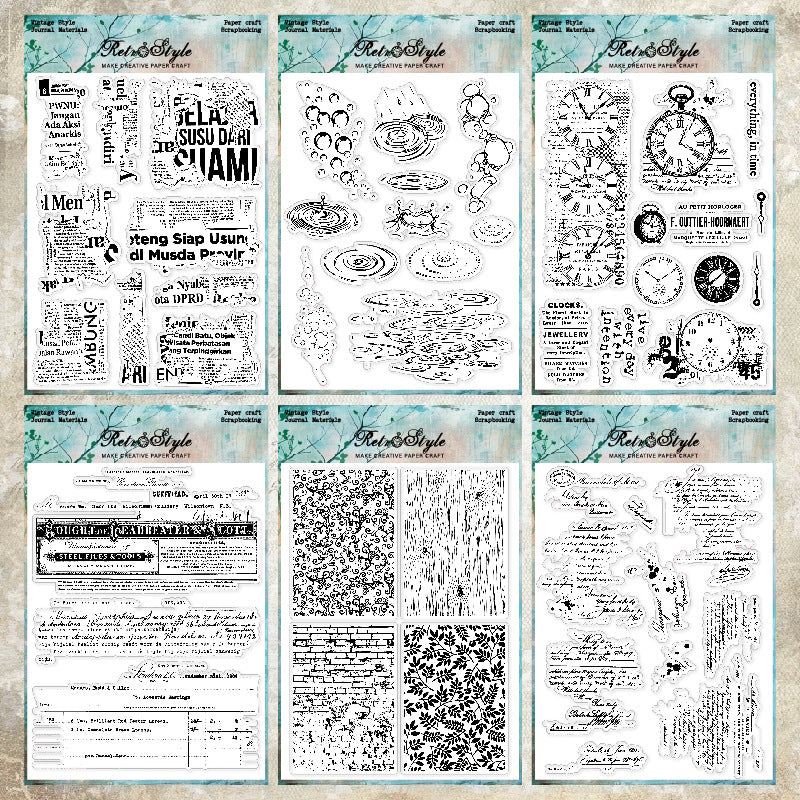 Clear Silicone Stamps 01