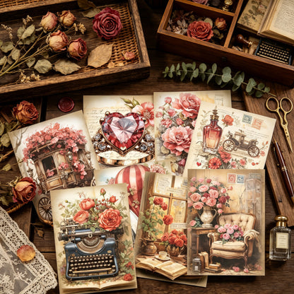 Rose Romance Papers 16pcs