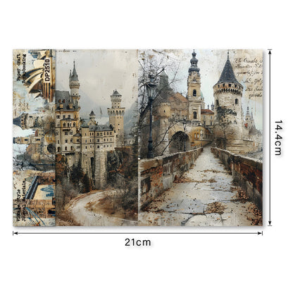 World Architecture Papers 8pcs