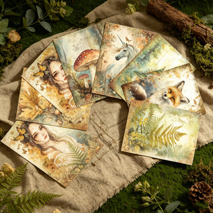 Enchanted Forest Papers 16pcs