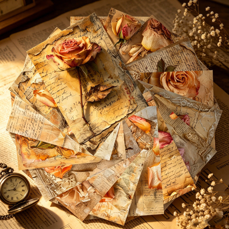 Romantic Rose Papers 16pcs