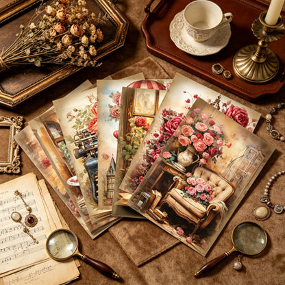 Rose Romance Papers 16pcs