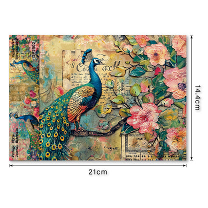 Peacock Papers 8pcs