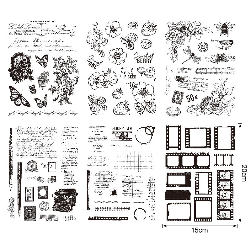 Clear Silicone Stamps 10