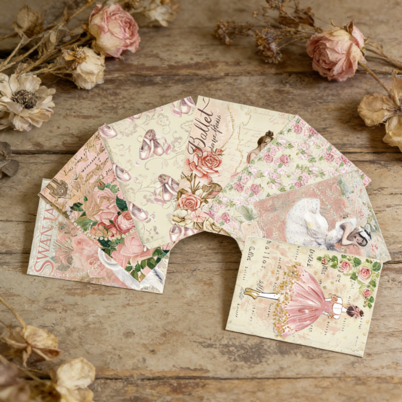 Elegant Ballet Girl Papers 16pcs