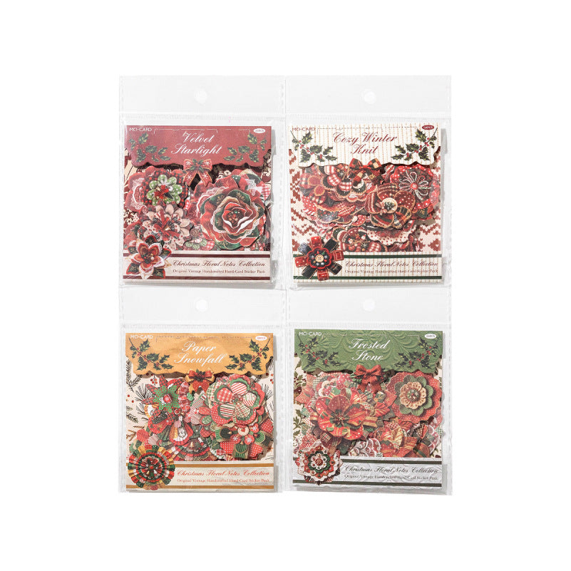 Christmas Floral Notes Stickers