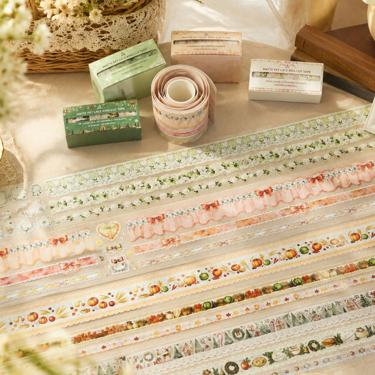 Die-Cut Lace Journal Tape Set