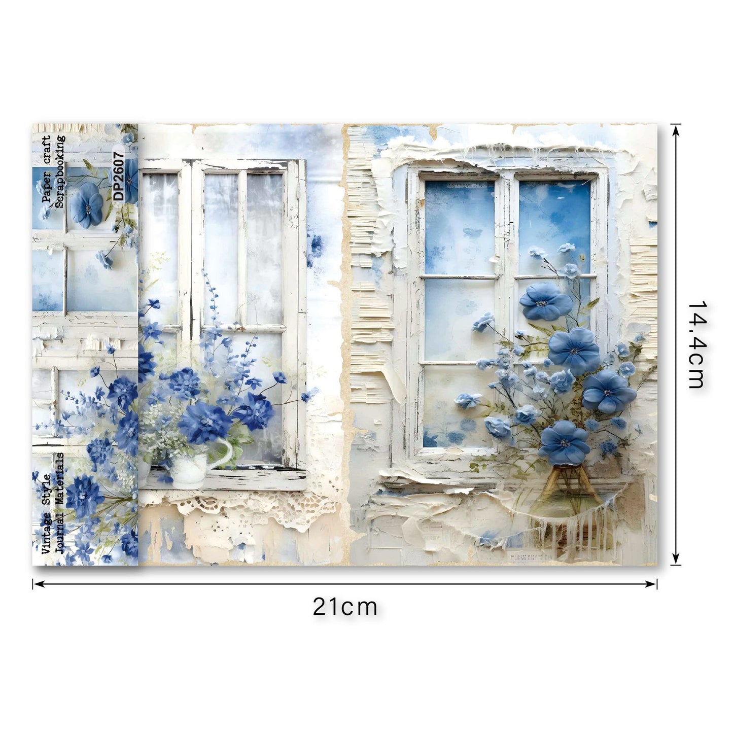 Window Bloom Journal Papers 8pcs